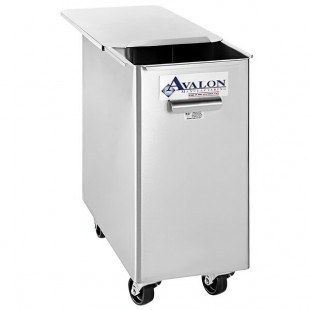 Avalon 20 Gallon Stainless Steel Mobile Ingredient Bin AIB150