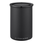 Planetary Design Airscape 17 oz. Matte Black Stainless Steel Round Airtight Food Storage Container AS1707