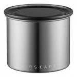 Planetary Design Airscape 17 oz. Matte Black Stainless Steel Round Airtight Food Storage Container AS1707