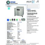 Hoshizaki WR36B Steelheart Series 36 Hoshizaki WR36B Steelheart Series 36