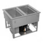 Vollrath FC-HCF-02120-AD Two Well Modular Drop-In Hot / Cold / Freeze Food Well with Auto Manifold Drain - 120V Vollrath FC-HCF-02120-AD Two Well Modular Drop-In Hot / Cold / Freeze Food Well with Auto Manifold Drain - 120V