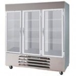 Beverage-Air HBRF72HC-1-C Horizon Series Three Section Dual Temperature Reach-in Refrigerator / Freezer