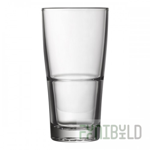 Libbey Dahlia 12 oz. Customizable Stackable Highball Glass - 12/Case