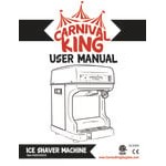Carnival King ICS250 Ice Shaver - 120V, 1/3 HP Carnival King ICS250 Ice Shaver - 120V, 1/3 HP