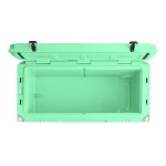 CaterGator CG100SF Seafoam 110 Qt. Rotomolded Outdoor Cooler / Ice Chest