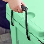 CaterGator CG100SF Seafoam 110 Qt. Rotomolded Outdoor Cooler / Ice Chest