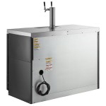 Beverage-Air DD48HC-1-B Double Tap Kegerator Beer Dispenser - Black, (2) 1/2 Keg Capacity