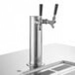 Beverage-Air DD48HC-1-B Double Tap Kegerator Beer Dispenser - Black, (2) 1/2 Keg Capacity