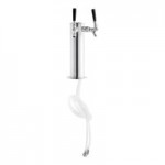 Beverage-Air DD48HC-1-B Double Tap Kegerator Beer Dispenser - Black, (2) 1/2 Keg Capacity