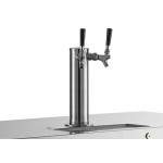 Beverage-Air DD48HC-1-B Double Tap Kegerator Beer Dispenser - Black, (2) 1/2 Keg Capacity