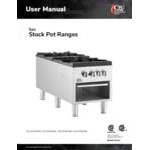Cooking Performance Group CPG-DSPR-N Natural Gas Stock Pot Range - 160,000 BTU Cooking Performance Group CPG-DSPR-N Natural Gas Stock Pot Range - 160,000 BTU