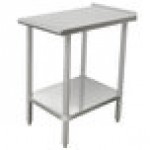Advance Tabco TFMSU-182 Stainless Steel Equipment Filler Table with Adjustable Undershelf - 24