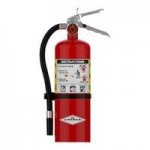 Amerex FE B417T 2.5 lb. Dry Chemical ABC Fire Extinguisher with Vehicle Bracket 15217 - UL Rating 1A:10B:C