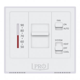 Pro1 3-in-1 Non-Programmable Mechanical Thermostat T501M - 24V Pro1 3-in-1 Non-Programmable Mechanical Thermostat T501M - 24V