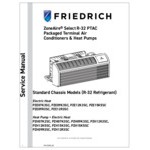 Friedrich ZoneAire Select PTAC Air Conditioner with Heat Pump PZH12K3SC - 12,000 BTU, 208/230V, 1 Phase