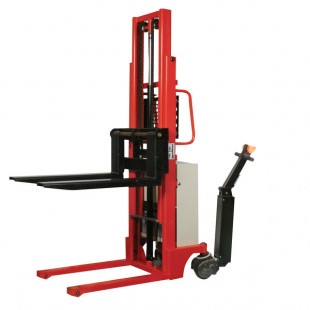 Wesco Industrial Products 2,200 lb. Power Drive Fork Stacker with 98 1/4 Wesco Industrial Products 2,200 lb. Power Drive Fork Stacker with 98 1/4