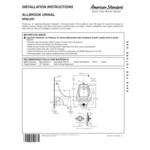American Standard Allbrook FloWise 6550001.020 Vitreous China Siphon Jet Universal Urinal with Top Spud Inlet - 0.5 to 1.0 GPF American Standard Allbrook FloWise 6550001.020 Vitreous China Siphon Jet Universal Urinal with Top Spud Inlet - 0.5 to 1.0 GPF