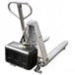 Wesco Industrial Products 272860 2,200 lb. Stainless Steel Electric Telescoping High Lift Pallet Truck