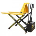 Wesco Industrial Products 272860 2,200 lb. Stainless Steel Electric Telescoping High Lift Pallet Truck