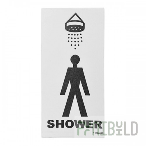 Satellite Industries 1130-699 Shower Decal for 8831A and 8832A