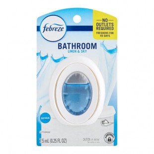 Febreze Small Spaces 55963 Linen & Sky Scent Passive Air Freshener / Deodorizer - 6/Case