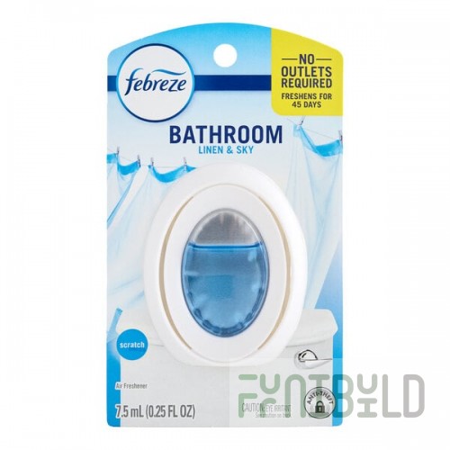 Febreze Small Spaces 55963 Linen & Sky Scent Passive Air Freshener / Deodorizer - 6/Case