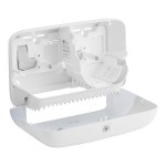 Tork Elevation OptiServe 558060 Coreless High-Capacity White Double Roll Toilet Tissue Dispenser T5 / T7 Tork Elevation OptiServe 558060 Coreless High-Capacity White Double Roll Toilet Tissue Dispenser T5 / T7