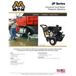 Mi-T-M JP Series JP-2703-3MHB Cold Water Pressure Washer with Honda Engine - 2,700 PSI; 2.4 GPM