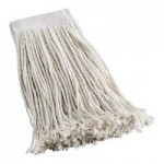 Advantage Supplies 16 oz. #24 Natural Cotton Cut-End Wet Mop Head with 1