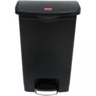 simplehuman CW1390 10.6 Gallon / 40 Liter Black Slim Step-On Trash Can