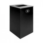 Busch Systems Spectrum 140033 72 Gallon Color-Coded Powder-Coated Steel Three Stream Decorative Organics / Recyclables / Waste Receptacle Busch Systems Spectrum 140033 72 Gallon Color-Coded Powder-Coated Steel Three Stream Decorative Organics / Recyclables / Waste Receptacle