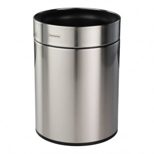 Tramontina 81200/018DS 2 Gallon Stainless Steel Round Wastebasket Tramontina 81200/018DS 2 Gallon Stainless Steel Round Wastebasket