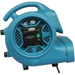 XPOWER P-450NT Freshen Aire Blue 3-Speed Compact Scented Air Mover with Ionizer and Timer - 1/3 hp XPOWER P-450NT Freshen Aire Blue 3-Speed Compact Scented Air Mover with Ionizer and Timer - 1/3 hp