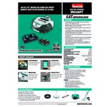 Makita DRC300PT 18V X2 LXT Lithium Ion 36V Cordless Robotic Vacuum Kit with HEPA Filtration 5.0 Ah