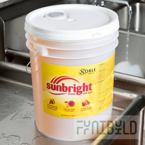 Noble Sunbright 5 gallon / 640 oz. Concentrated Liquid Dish Soap