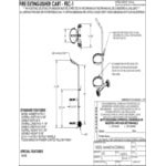 Vestil 100 lb. Fire Extinguisher Carrier FEC-1