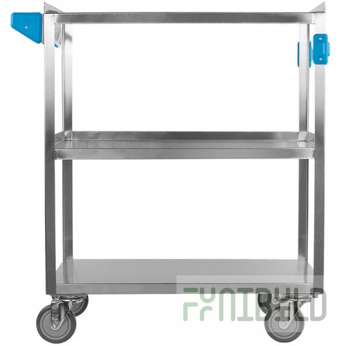Carlisle UC5031827 3 Shelf Stainless Steel Utility Cart - 27