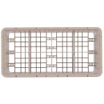 Vollrath HR1C1CCC Traex® Half-Size Beige 10 Compartment 9 1/16