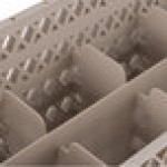 Vollrath HR1C1CCC Traex® Half-Size Beige 10 Compartment 9 1/16