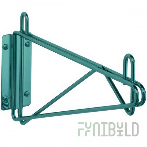 Metro 1WD18K3 Super Erecta Metroseal Green Single Direct Wall Mount Bracket for 18