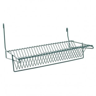 Metro IWA-S11K3 Smartwall G3 Metroseal Green Slanted Lid Holder / Drying Shelf 14 1/8 Metro IWA-S11K3 Smartwall G3 Metroseal Green Slanted Lid Holder / Drying Shelf 14 1/8