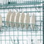 Metro IWA-S11K3 Smartwall G3 Metroseal Green Slanted Lid Holder / Drying Shelf 14 1/8