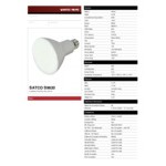 Satco S9620 9.5W Dimmable Frosted LED Flood Lamp, 750 Lumens, 2700K (BR30)