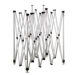 Backyard Pro Courtyard Series 10' x 15' Black Straight Leg Heavy-Duty Aluminum Instant Pop-Up Canopy Tent Backyard Pro Courtyard Series 10' x 15' Black Straight Leg Heavy-Duty Aluminum Instant Pop-Up Canopy Tent