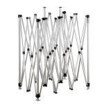 Backyard Pro Courtyard Series 10' x 15' Black Straight Leg Heavy-Duty Aluminum Instant Pop-Up Canopy Tent Backyard Pro Courtyard Series 10' x 15' Black Straight Leg Heavy-Duty Aluminum Instant Pop-Up Canopy Tent