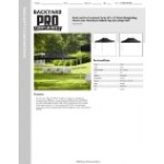 Backyard Pro Courtyard Series 10' x 15' Black Straight Leg Heavy-Duty Aluminum Instant Pop-Up Canopy Tent Backyard Pro Courtyard Series 10' x 15' Black Straight Leg Heavy-Duty Aluminum Instant Pop-Up Canopy Tent