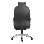 Boss Black / Gray CaressoftPlus Vinyl High-Back Executive / Gaming Chair with Padded Hinged Arms and Synchro-Tilt Mechanism Boss Black / Gray CaressoftPlus Vinyl High-Back Executive / Gaming Chair with Padded Hinged Arms and Synchro-Tilt Mechanism