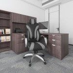 Boss Black / Gray CaressoftPlus Vinyl High-Back Executive / Gaming Chair with Padded Hinged Arms and Synchro-Tilt Mechanism Boss Black / Gray CaressoftPlus Vinyl High-Back Executive / Gaming Chair with Padded Hinged Arms and Synchro-Tilt Mechanism