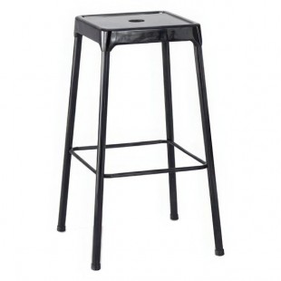 Safco 6606BL Black Bar Height Steel Stool Safco 6606BL Black Bar Height Steel Stool