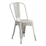 Lancaster Table & Seating Alloy Amber Orange Outdoor Cafe Chair